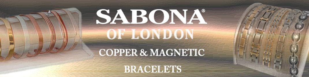 SABONA OF LONDON Copper- & Magnetic Jewellery Jewelry