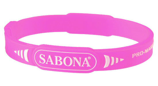Pro-Magnetic Sport Armband pink, speziell für Sportler konzipiert Pro Magnetic Sport Armband, 4 Samarium Kobalt Magnete à je 1200 Gauss, Minus Ionen Silikon Materialmix