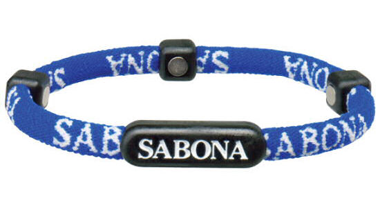 Athletic Sport Armband blau, für Sportler konzipiert ist die Stretch Fabric Athletic Armband Serie, die einen Minus Ionen Materialmix mit 5 Samarium-Cobalt Magneten à 1200 Gauss kombiniert