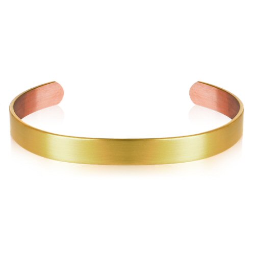 Sabona of London Nano-Ceramic Limoncello Copper Bracelet, Copper bracelet with polished nano ceramic coating in limoncello yellow Packaged in jewel box