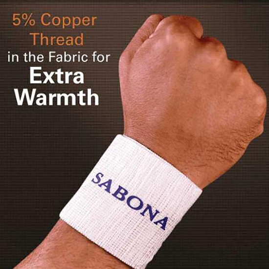 Copper Thread Wrist Support, Sabona Copper supports provide targeted support and are particularly skin-friendly thanks to comfortable and breathable fabric.